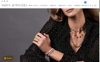 Nuha Jewelers website