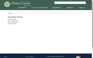 Clinton County Nursing Home website