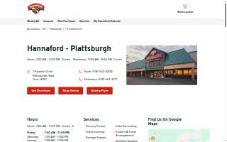 Hannaford Pharmacy