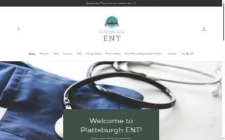 Plattsburgh ENT website