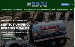 Shingle Street Septic website
