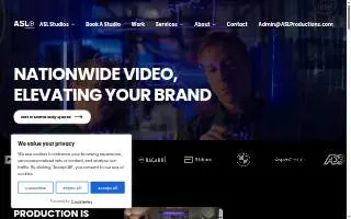 ASL Productions website