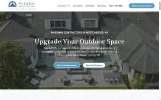 De La Paz Masonry website