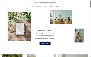 Harvest Way Therapy website
