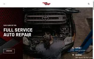 Dave Kunzler Tire website