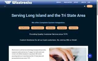 Wizztronics website