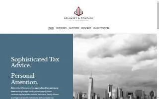 Ablamsky & Company CPAs website