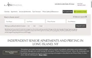 Atria Glen Cove website