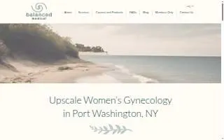 Balanced Medical PLLC website