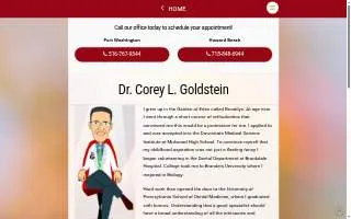 Corey L. Goldstein DMD website