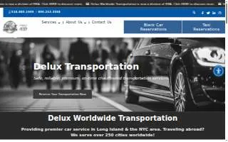 Delux Transportation Services website