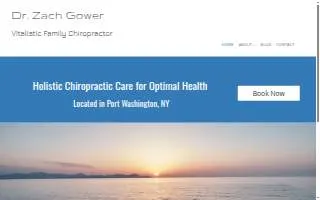 Dr. Zach Gower Chiropractic website