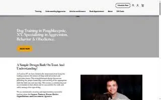Fearless K9 website