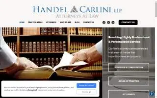 Handel & Carlini LLP – Poughkeepsie Office website