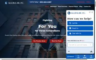 Kleinlaw, P.C. of Poughkeepsie website