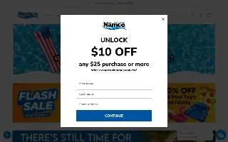 Namco Pools of Poughkeepsie website
