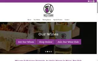 Nostrano Vineyards of Poughkeepsie website
