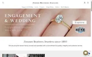 Zimmer Brothers Jewelers website