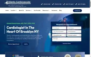 Atlantic Cardiovascular website