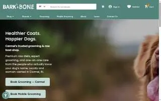 Bark&Bone website