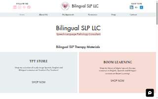 Bilingual Speech-Language and Swallowing Therapy