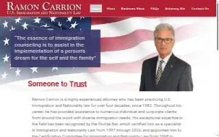 Carrion Accident & Injury Attorneys of Queens website