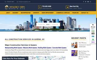 Construction Repair NYC - Masonry & Waterproofing Contractor