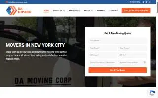 DA Moving NYC website