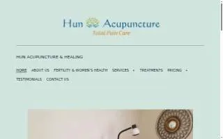 Hun Acupuncture & Healing website