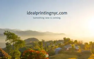 Ideal Printing NYC LLC website