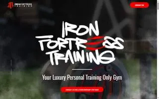 Iron Fortress Training Showroom website