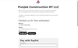 Punjab Construction NY LLC