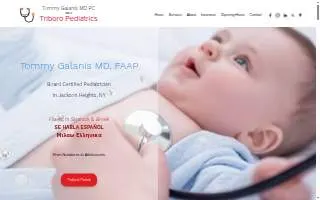 Triboro Pediatrics website