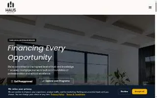 Haus Capital Corporation of Rochester website