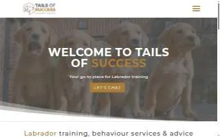Tails of Success: Dog Daycare and Training website