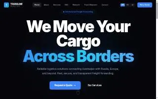 Transline Expedited Services website