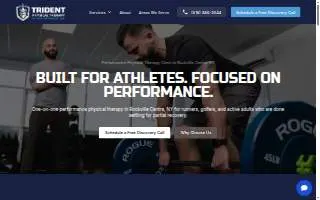 Trident Physical Therapy website