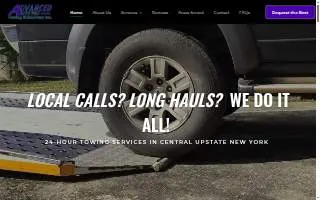 Advanced Motors Towing & Recovery website