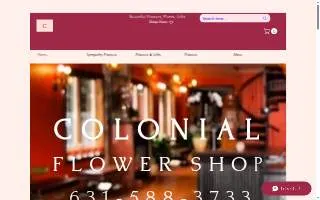Colonial Flower Shop NY of Ronkonkoma website