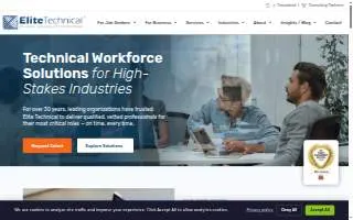Elite Technical website
