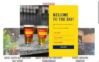 Great South Bay Brewery of Ronkonkoma website