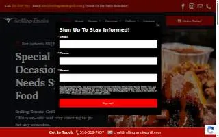 Rolling Smoke Grill Food Truck of Ronkonkoma website