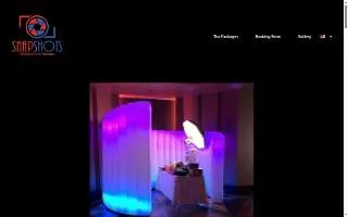 Snapshots Photo Booth Rentals LLC of Baldwin website