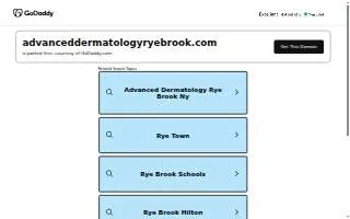 Advanced Dermatology, P.C. | Rye Brook website