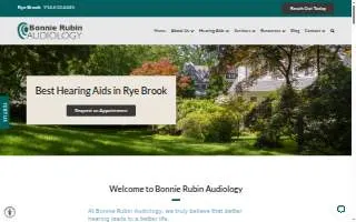 Bonnie Rubin Audiology of Rye website