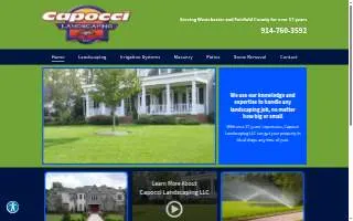 Capocci Landscaping LLC website