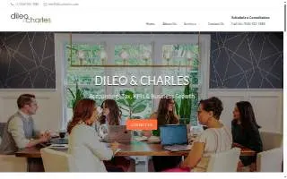 DiLeo & Charles Tax and Consulting Services website