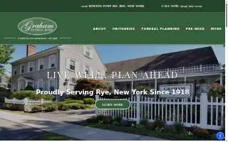 Graham Funeral Home of Rye website