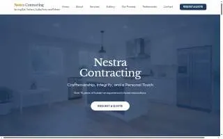 Nestra Contracting LLC website