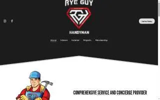 Rye Guy Handyman website